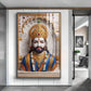 Khatushyam Baba Glass Finish Vertical Wall Art