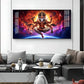 God Brahma Glass Finish Horizontal Wall Art