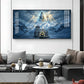 Mahadev In Kedarnath Glass Finish Horizontal Wall Art