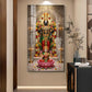 Lord Tirupati Bala Ji Glass Finish Vertical Wall Art