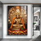 Samriddhi Hanuman Ji Glass Finish Vertical Wall Art