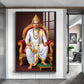 Lord Basavesvara Glass Finish Vertical Wall Art