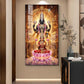 Lord Tirupati Balaji Glass Finish Vertical Wall Art