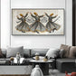 Sufi Whirling Dervishes Dance Glass Finish Horizontal Wall Art