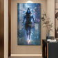 God Bholenath Glass Finish Vertical Wall Art