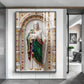 DIvine God jesus Glass Finish Vertical Wall Art