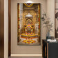 Mahakaleshwar Jyotirlinga Glass Finish Vertical Wall Art