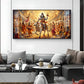 Har Har Mahadev Shambhu Glass Finish Horizontal Wall Art