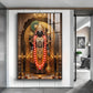 Hindu Deity Lord Venkateswara Glass Finish Vertical Wall Art