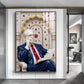 Dr. B.R. Ambedkar Glass Finish Vertical Wall Art