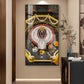 Divine Bhimashankar Jyotirlinga Glass Finish Vertical Wall Art