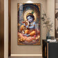 Little Kanha With Calf Glass Finish Vertical Wall Art