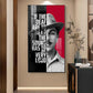 Bhagat Singh Glass Finish Vertical Wall Art