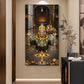 Divine Trimbakeshwar Jyotirlinga Glass Finish Vertical Wall Art