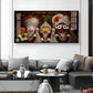 Lord Jagannath, Balabhadra, & Subhadra Glass Finish Horizontal Wall Art