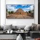 Stupa at Sanchi Glass Finish Horizontal Wall Art