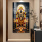 Lord Venkateswara Glass Finish Vertical Wall Art