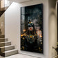 Shiv Maheshwar Glass Finish Vertical Wall Art