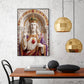 Christ The King Glass Finish Vertical Wall Art