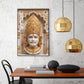 Divine Shyam Baba Glass Finish Vertical Wall Art