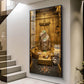 Divine Kedarnath Jyotirlinga Glass Finish Vertical Wall Art