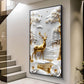 Deerlighted Forest Glass Finish Vertical Wall Art