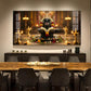 Shivling Eternal Devotion Glass Finish Horizontal Wall Art