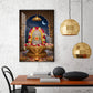 Lord Shiva Lingam Glass Finish Vertical Wall Art
