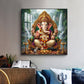Jai Ganesh Deva Glass Finish Square Wall Art