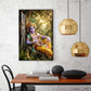 Shree Krishna Ji Glass Finish Vertical Wall Art