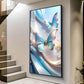 Butterfly Bliss Bouquet Glass Finish Vertical Wall Art