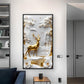 Deerlighted Forest Glass Finish Vertical Wall Art
