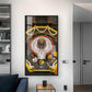 Divine Bhimashankar Jyotirlinga Glass Finish Vertical Wall Art