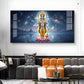 Vishnu Bhagwan Divine Universe Glass Finish Horizontal Wall Art