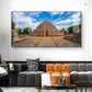 Stupa at Sanchi Glass Finish Horizontal Wall Art