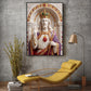 Christ The King Glass Finish Vertical Wall Art