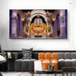 Lord Khatu Shyam ji Glass Finish Horizontal Wall Art