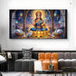 Maa Laxmi Glass Finish Horizontal Wall Art