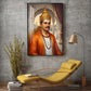 Depicts Basavanna Glass Finish Vertical Wall Art
