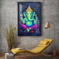 Lord Vinayak Glass Finish Vertical Wall Art