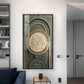Islamic Calligraphy Glass Finish Vertical Wall Art