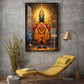 Lord Vithala Glass Finish Vertical Wall Art
