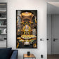 Divine Mallikarjuna Jyotirlinga Glass Finish Vertical Wall Art