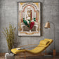 Jai Swami Samarth Glass Finish Vertical Wall Art