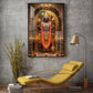 Hindu Deity Lord Venkateswara Glass Finish Vertical Wall Art