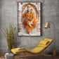 Divine Sai Baba Glass Finish Vertical Wall Art