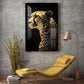 Leopard Glass Finish Vertical Wall Art