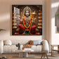 Pavan Putra Hanuman Ji Glass Finish Square Wall Art