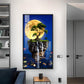 Dreamy Waterfall Escape Glass Finish Vertical Wall Art