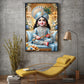 Lord Bal Gopal Glass Finish Vertical Wall Art